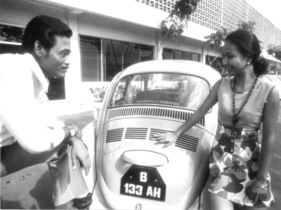 Bild VW Käfer (1976) - ein Käfer, gebaut in Indonesien im Jahr 1976. Es war der 10'000 Volkswagen, der in Djakarta montiert wurde