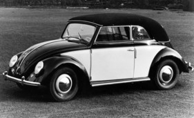 VW Käfer Cabriolet (1949) - frühe viersitzige Version des offenen Käfers