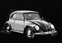 VW Käfer Cabriolet (1949) - frühe viersitzige Version des offenen Käfers (© Volkswagen / Werk, 1949) VW Käfer Cabriolet (1949) - frühe viersitzige Version des offenen Käfers (© Volkswagen / Werk, 1949)