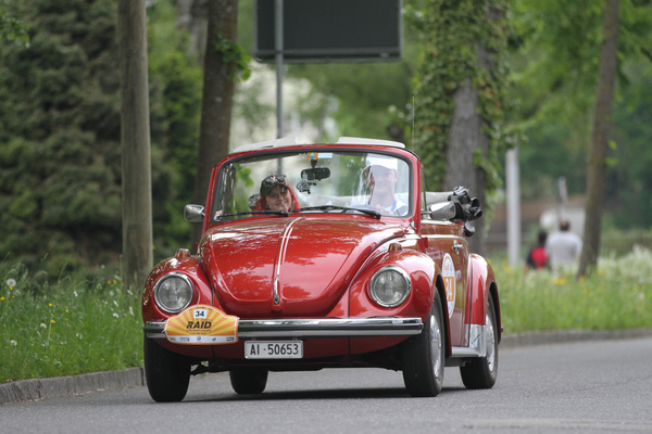 Bild: VW Käfer Cabriolet (1973) - an der RAID Young Raiders Challenge 2018