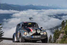 VW Käfer Rallye (1971) - mit Startnummer 196 an der Ennstal-Classic 2017
