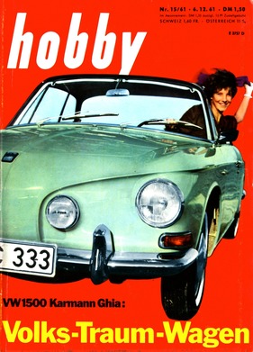 VW Karmann-Ghia 1500 Coupé (1961) - Vorstellung im Magain 'hobby'