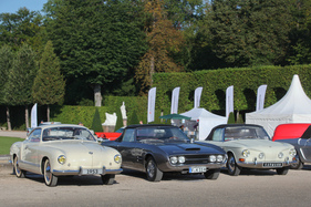 Bild VW Karmann Ghia (1953) - der Prototyp neben dem Ghia 450 SS Cabriolet von 1967 - Classic-Gala Schwetzingen 2021