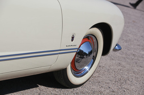 Bild VW Karmann Ghia (1953) - verchromte Raddeckel für den Prototypen - Classic-Gala Schwetzingen 2021