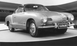 VW Karmann-Ghia (1955) - Internationale Automobilausstellung (IAA) in Frankfurt 1955 - Seitenansicht, rechts-vorne