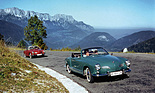 VW Karmann Ghia (1960) - auf grosser Fahrt als Cabriolet und Coupé