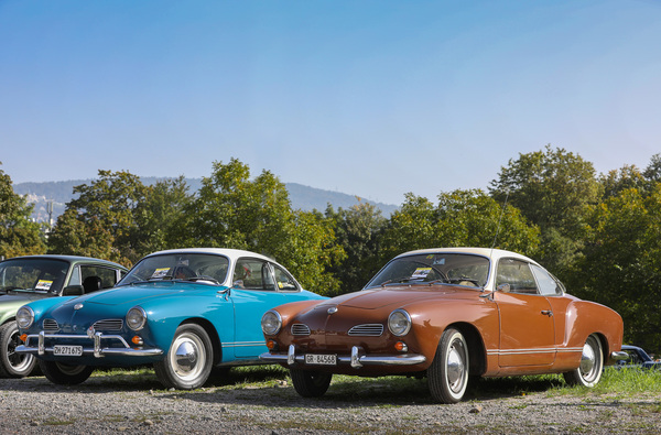 Bild: VW Karmann-Ghia (1961) – Albisgütli Classic Cars & Bikes Oktober 2023