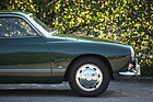 VW Karmann Ghia (1968) - Karmann steht stolz auf der Flanke