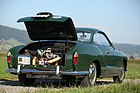 VW Karmann Ghia (1968) - guter Zugang zum Motor ist gegeben