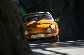 VW Karmann Ghia (1971) - an der Ennstal-Classic 2019