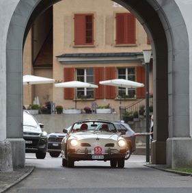VW Karmann Ghia (1971) - an der OCC Jungfrau Rallye 2020