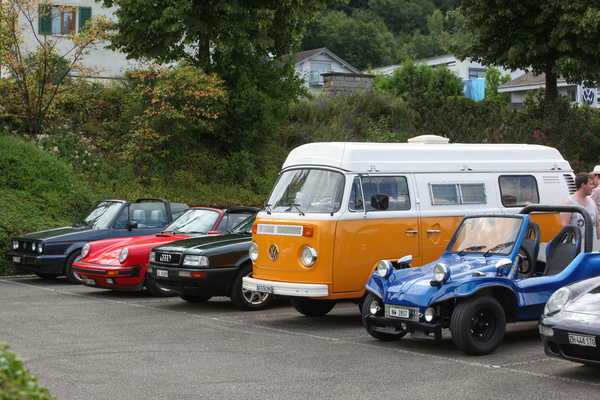 VW-Konzernprodukte in Reih' und Glied - Vielfalt ist angesagt - AMAG Classic Day 2022