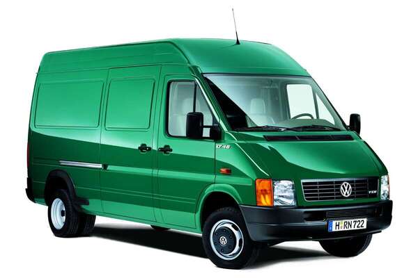 Bild: VW LT 28 (1996) – der in Kooperation mit Daimler-Benz entwickelte Lastentransporter der zweiten Generation
