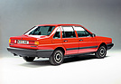 Bild: VW Passat (1987) - die zweite Generation gab es ab 1985 auch mit Stufenheck, vorher hiess diese Bauvariante Santana