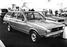 VW Passat LS Variant - angeboten mit 1,3- und 1,5-Liter-Motoren von 60 und 70 PS - am Genfer Automobilsalon 1974