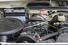 Bild: VW Passat Variant L (1974) - Blick unter die Haube