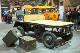 VW Plattenwagen (1946) – neu aufgebaut, erstmals gezeigt an der Techno Classica 2023