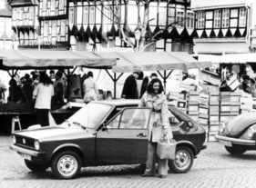VW Polo (1975) – bietet Platz für fünf Personen