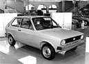 VW Polo (1975) - vom Bruder Audi 50 abgekupfert, mit 900-cm3-Motor als Benjamin in der VW-Palette - Genfer Automobilsalon 1975