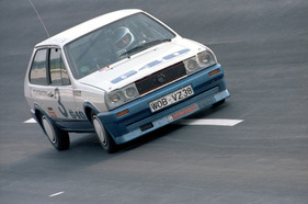 VW Polo Coupé G40 (1985) – Bei Rekordfahrten in Ehra-Lessien