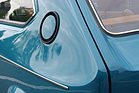 VW Polo L (1975) – Bertones Beitrag: die kreisrunde Zwangsentlüftung und der Aufschwung hinter der seitlichen Zierleiste