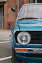 VW Polo L (1975) – Familienähnlichkeit: runde Scheinwerfer und rechteckige Blinker wie beim Golf