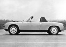 VW-Porsche 914 (1970) - Seitenprofil, Modell mit Alurädern