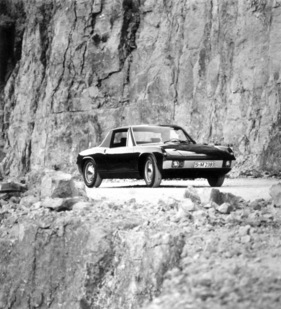 VW-Porsche 914 (1971) - Werbeillustration