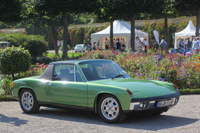 VW-Porsche 914 (1971) - in beautiful green - Classic-Gala Schwetzingen 2021