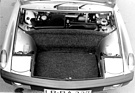 VW-Porsche 914/2.0 (1972) - der vordere Kofferraum schluckt nur kleine Gepäckstücke