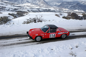 VW-Porsche 914/4 (1973) an der Rallye Monte Carlo Historique 2015