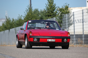 VW-Porsche 914/6 2.7 Umbau (1973) - der Mittelmotor-Sportwagen - am 2. TCS Youngtimer und Classictreffen in Pratteln im Jahr 2016