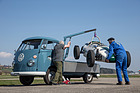 VW "Pritsche" from 1965 together with Formcar Fomel V from the same year - shown like this at the Swiss Classic World 2017