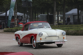 VW Rometsch Cabrio (1956) - bei der Anfahrt - 21. Classic-Gala Schwetzingen 2025