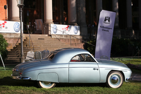 VW Rometsch Modell Beeskow Coupé (1952) - der Wagen wirkt deutlich länger als ein Käfer - 40. Oldtimer-Meeting Baden-Baden 2016