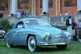 VW Rometsch Modell Beeskow Coupé (1952) - im Abendlicht - 40. Oldtimer-Meeting Baden-Baden 2016