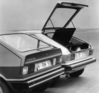 VW Scirocco (1975) - Heckansicht mit offener und geschlossener Heckklappe