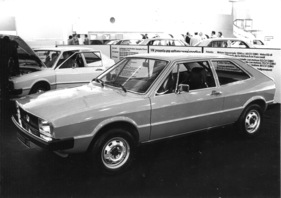 VW Scirocco LS - Premiere als Karmann-Ghia-Nachfolger in Genf - am Genfer Automobilsalon 1974