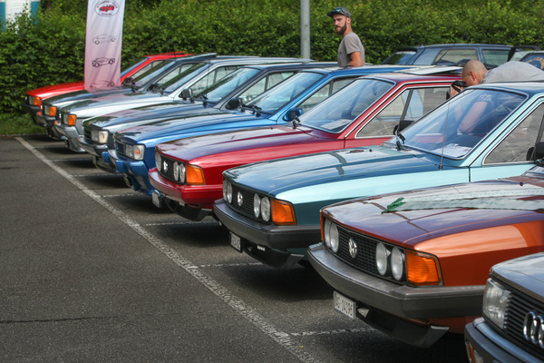 VW Scirocco in Reih' und Glied - der Scirocco-Club sorgte für eine schöne Aufreihung von Erst- und Zweitgenerationsexemplaren - AMAG Classic Day 2022