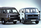 Image: VW T3 (1985) - Volkswagen presents the Multivan concept for the first time at the IAA in Frankfurt in 1985.