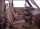 Image: VW T3 (1985) - The cab seats had armrests as standard for relaxed travel.