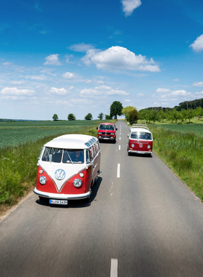 VW Transporter T1 (1960) - Das Trio zusammen unterwegs