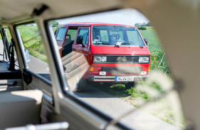 VW Transporter T3 (1980) - Blick durch Alt auf Neu