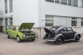 VW Typ 11 (1948) - Motor über der Antriebsachse - damals und später