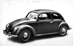 VW Typ 11 (1948) - aerodynamisch ausgestaltete Karosserie