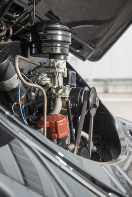 VW Typ 11 (1948) - der Keilriemen ist für die Lüftung essentiell