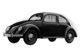 VW Typ 11 (1948) - gefälliges Karosseriekleid