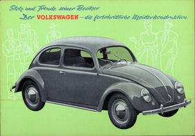 VW Typ 11 (1949) - in einem Verkaufsprospekt