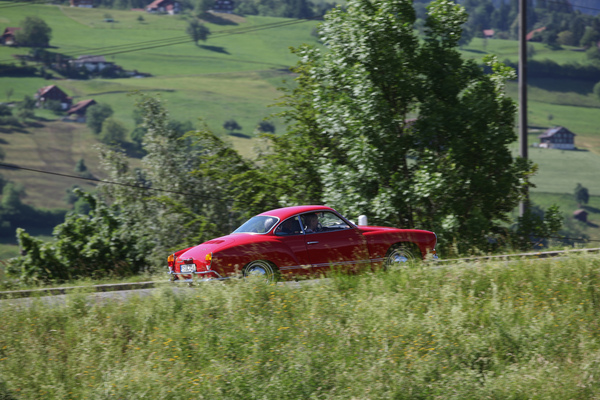 VW Typ 14 Karmann Ghia (1970) - auf der Rundfahrt - Oldtimer in Obwalden (O-iO) 2019
