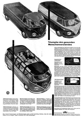VW Typ 2 T1 (1954) - Werbung - das Angebot